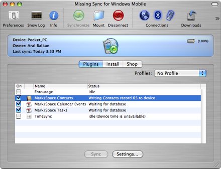 Missing Sync for OS X for syncing T-Mobile Vario II to Address Book and ICal
