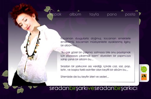 Ebru Berker launches a site for her new CD