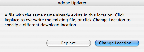 Adobe Updater Dumb Dialog